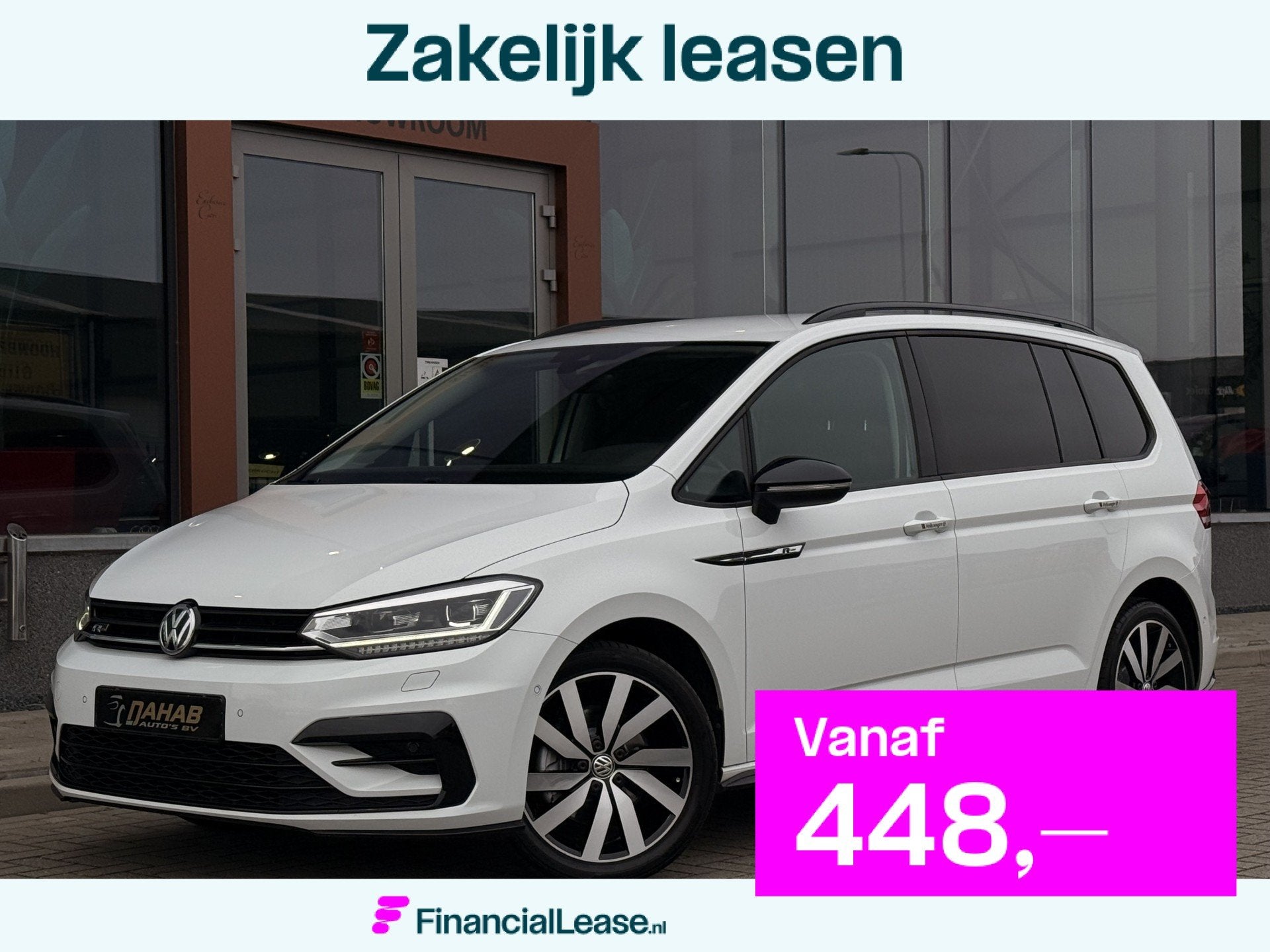 Volkswagen Touran 1.5 TSI Highline Business R 7p | ACC | Ach, Dealer onderhouden, 15 km/l, 4 cilinders, 150 pk