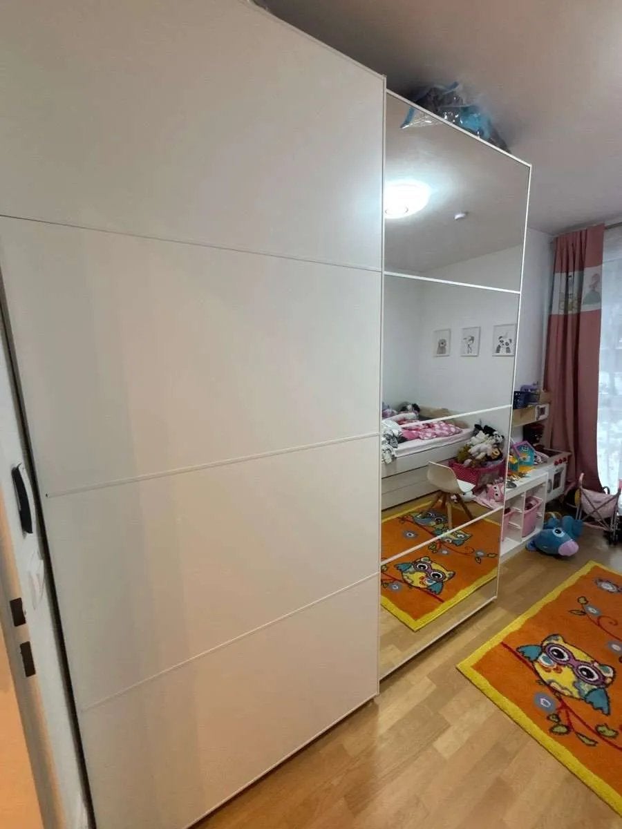 IKEA Pax kast met schuifdeuren en spiegel, Ophalen, Gebruikt, 200 cm of meer, 150 tot 200 cm