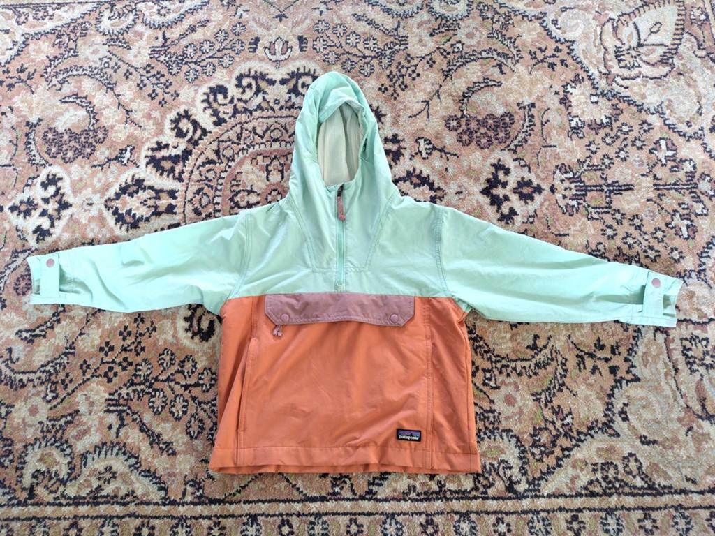 Patagonia kids' isthmus anorak XS early teal, Ophalen of Verzenden, Gebruikt