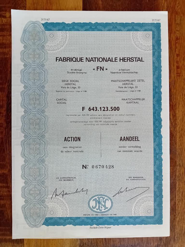 FN schietsport collectors item, Ophalen of Verzenden, Nieuw