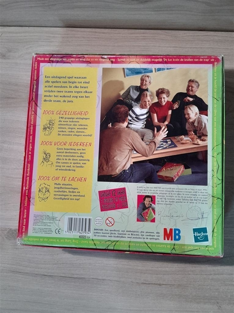 Knetter een te gek spel - s5449, Hobby en Vrije tijd, Gezelschapsspellen | Bordspellen, Verzenden, Zo goed als nieuw
