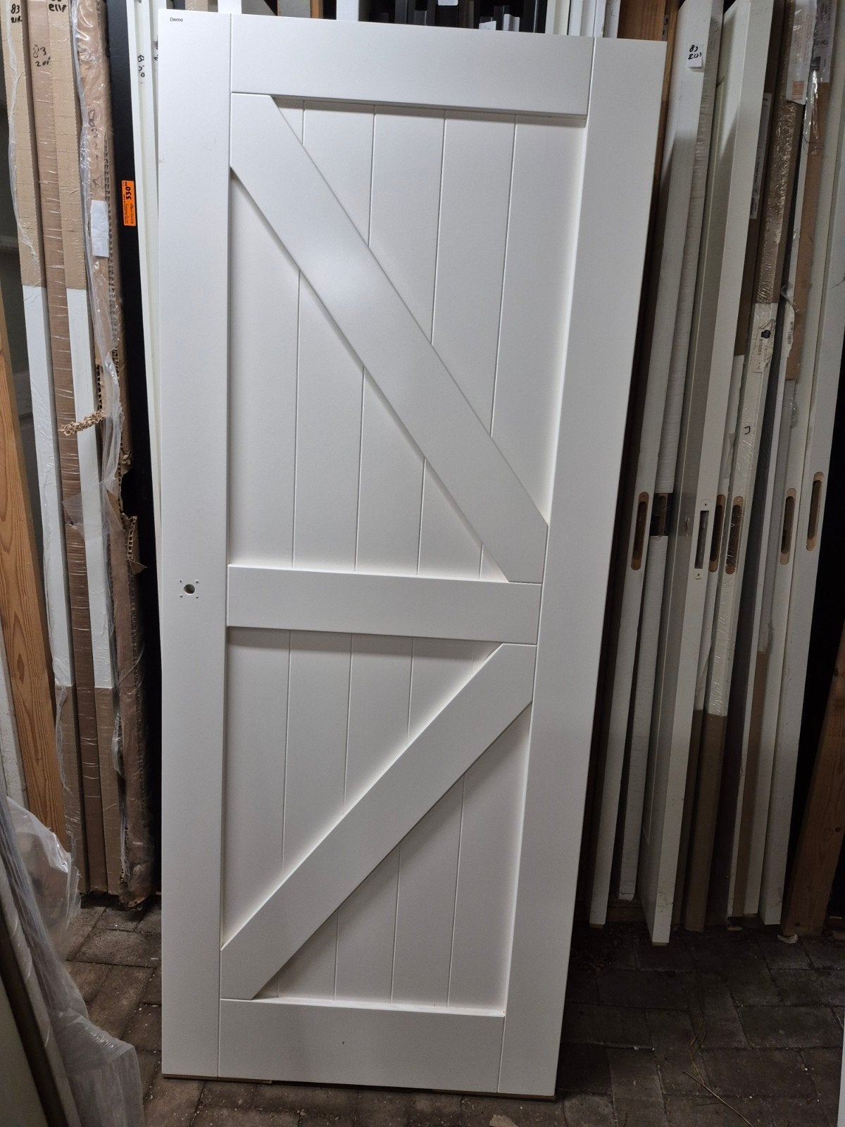 83x201,5cm binnendeur stomp Barn deur meerdere aanwezig