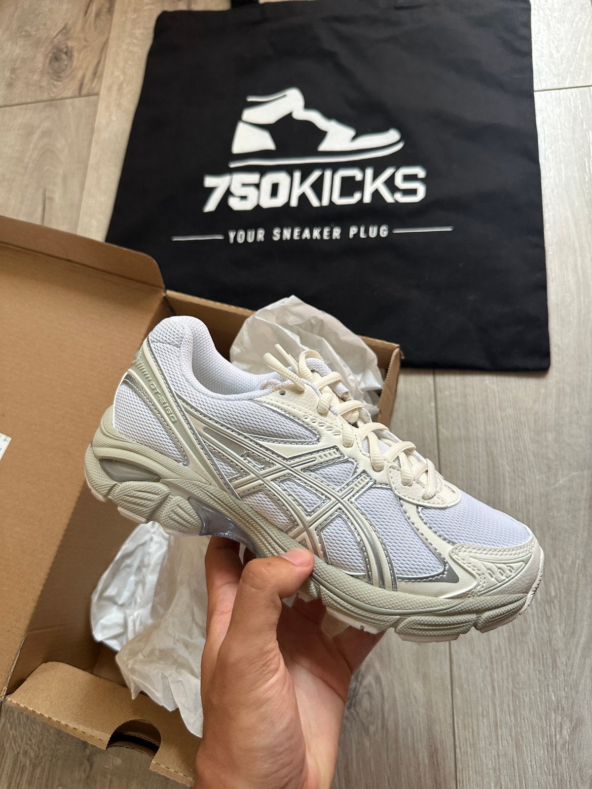 Asics GT-2160 White Cream Maat EU37 1203A320-113, Overige kleuren, Nieuw, Ophalen of Verzenden, A