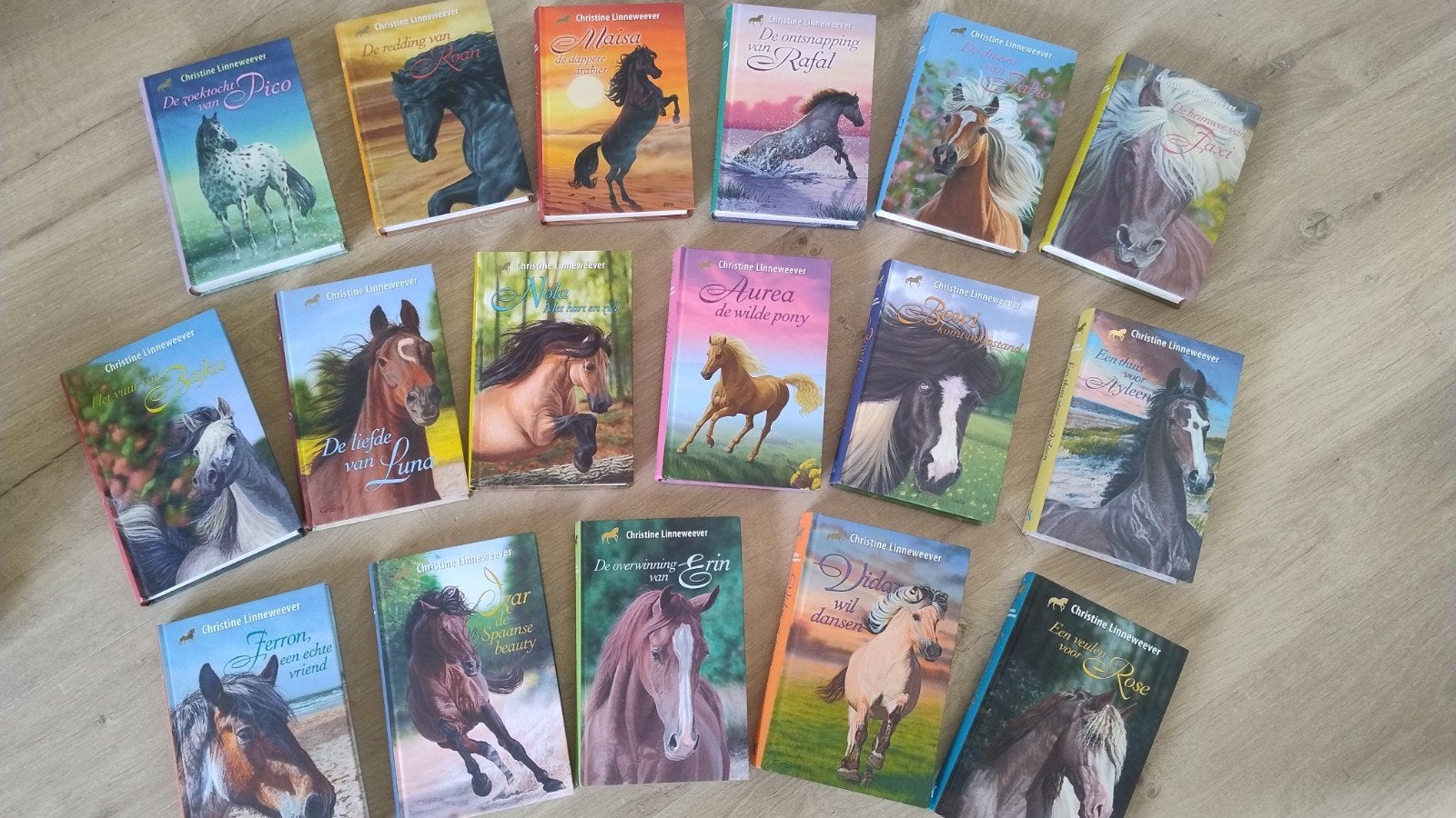 Paardenboeken - Christine Linneweever - Gouden paarden serie, Boeken, Ophalen of Verzenden, Zo goed als nieuw, Christine Linneweever