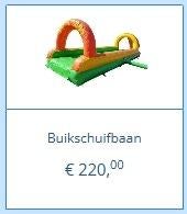 Buikschuifbaan te huur, Hobby en Vrije tijd, Feestartikelen | Verhuur, Overige, Ophalen