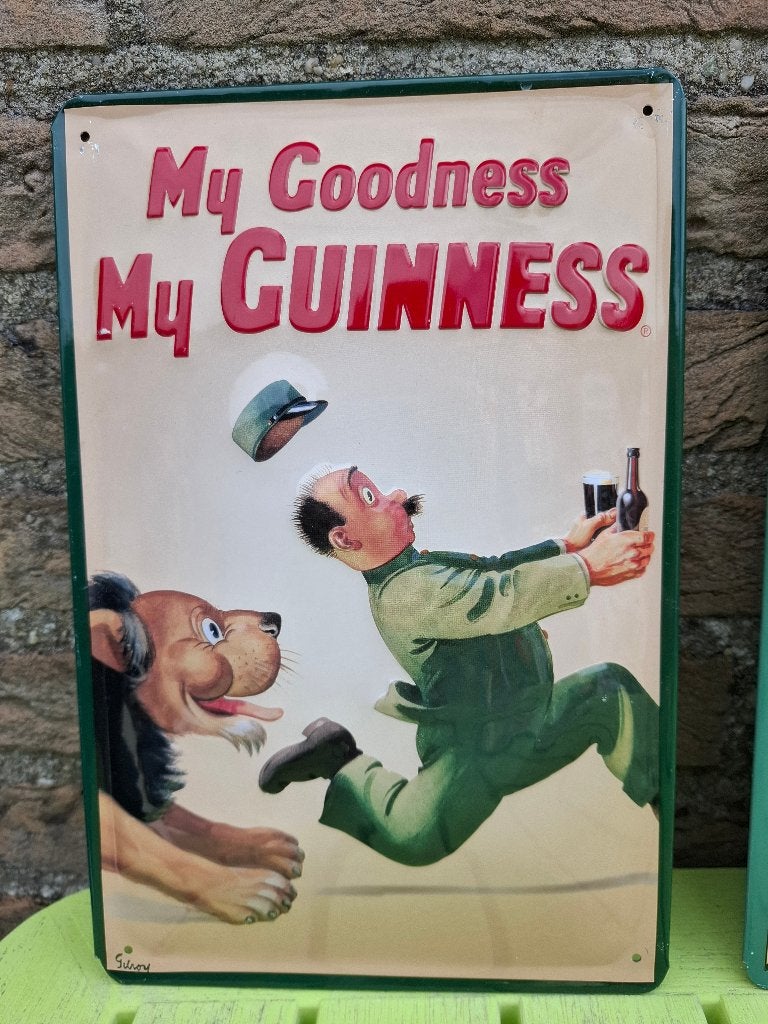 Reclamebord My Goodness My Guinness (beer), Ophalen of Verzenden, Nieuw, Reclamebord, Plaat of Schild, Overige merken