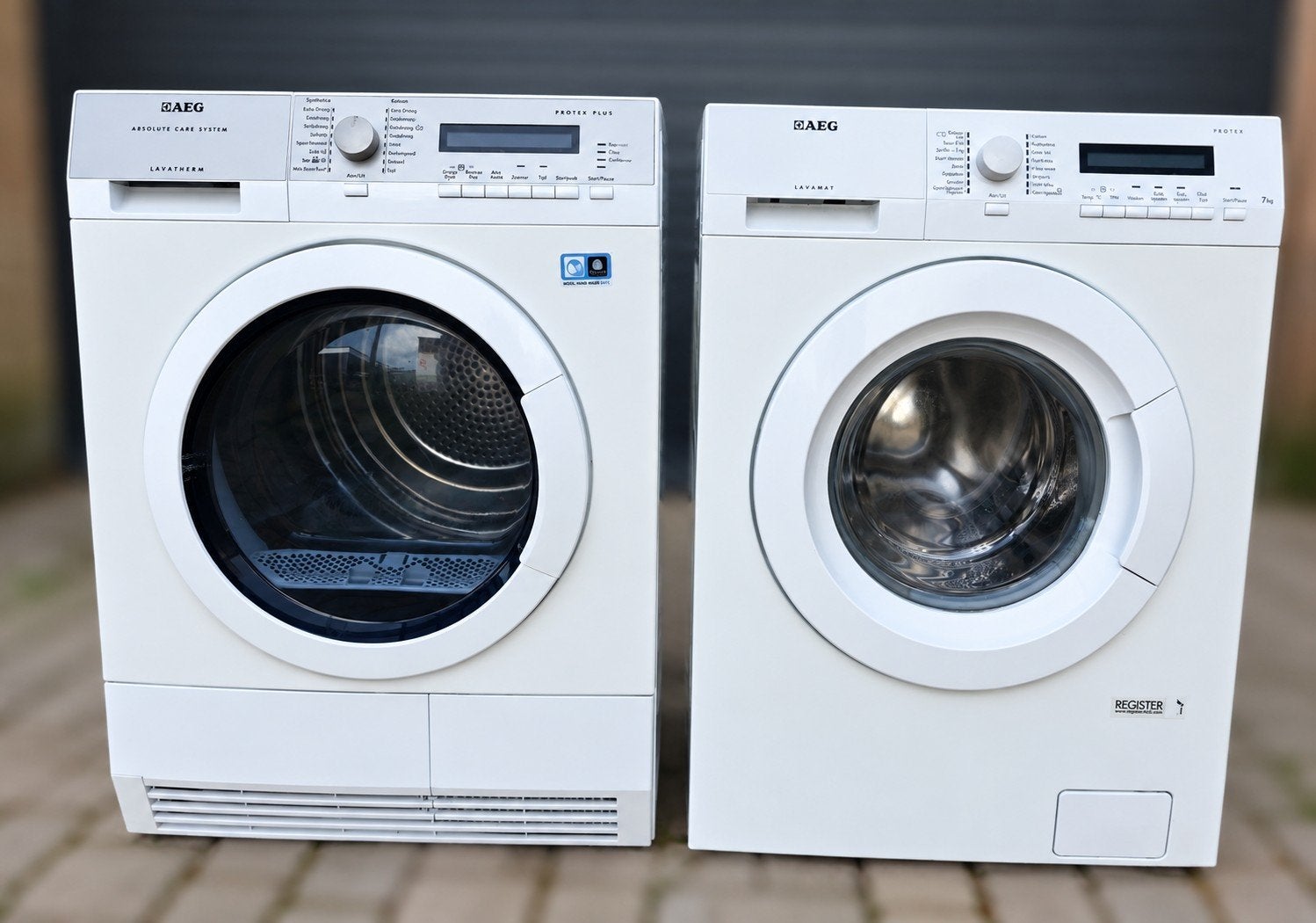 Foto 10 van Aeg 8kg wasmachine & 8kg warmtepompdroger A++