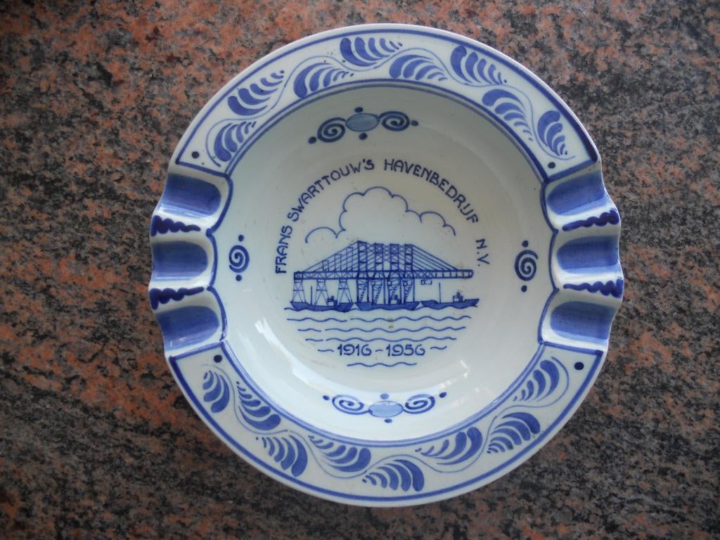 Delfts Blauwe asbak, Ophalen of Verzenden