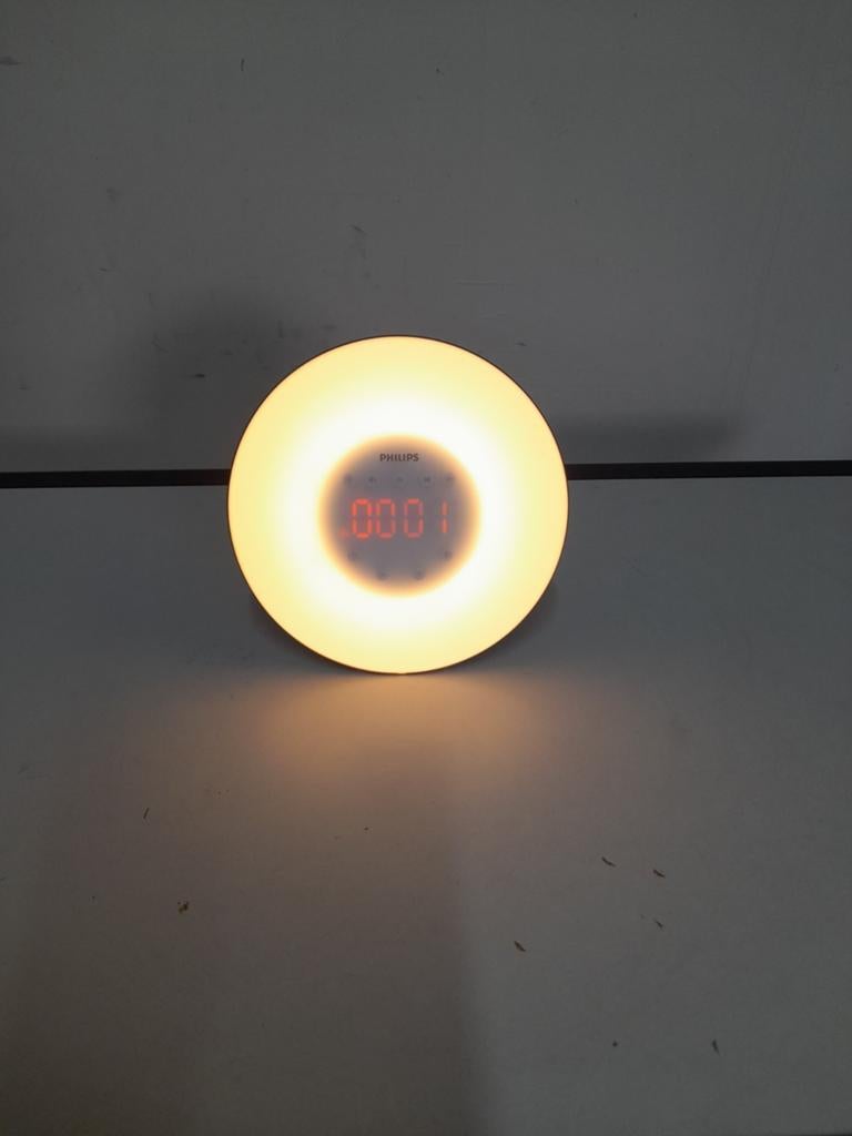 Philips wake up light HF3506, Ophalen of Verzenden, Nieuw, Metaal of Aluminium