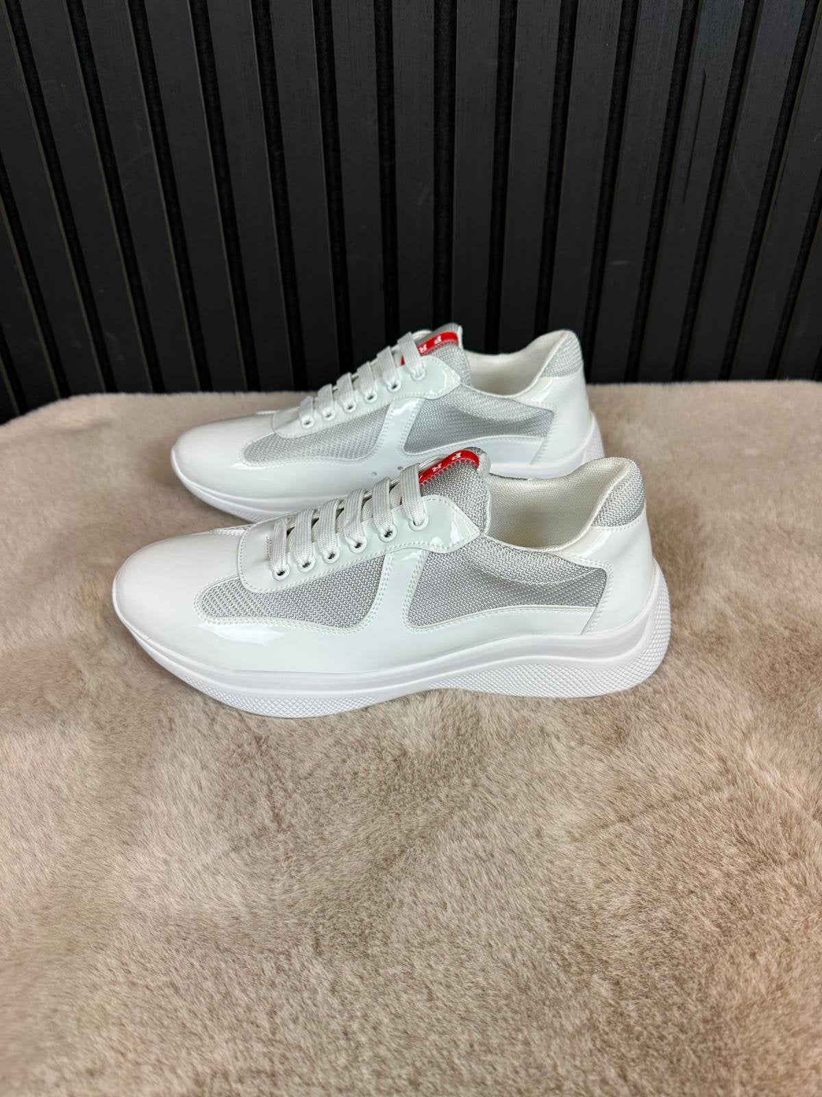Prada America’s Cup Wit - Nieuw - Maten 39 t/m 46, Ophalen of Verzenden, Wit, Sneakers of Gympen