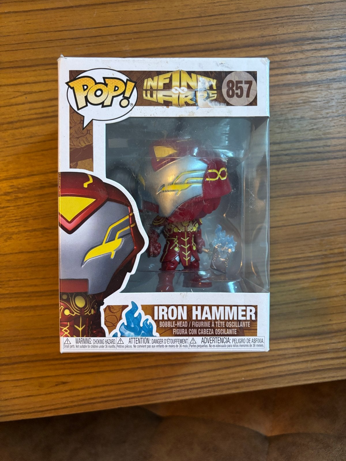 Funko Pop! Iron Hammer #857 Infinity War Bobble-Head, Ophalen of Verzenden, Nieuw