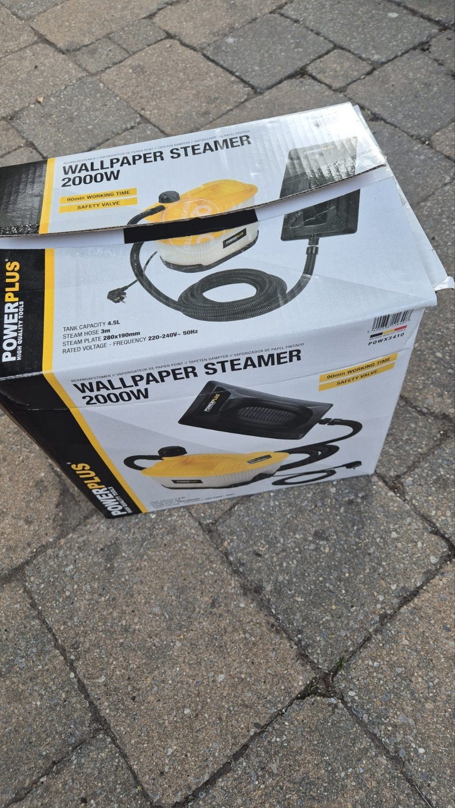 Powerplus POWX340 Behangafstomer - Zo goed als nieuw, Ophalen