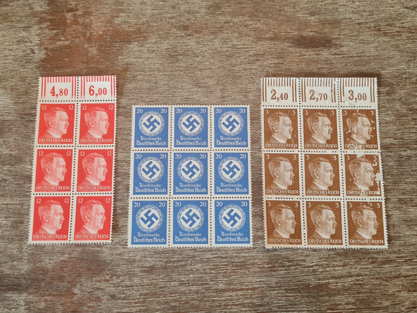 Set Duitse postzegels Tweede Wereldoorlog (#2), Ophalen of Verzenden, Overige soorten, Duitsland, Overige typen