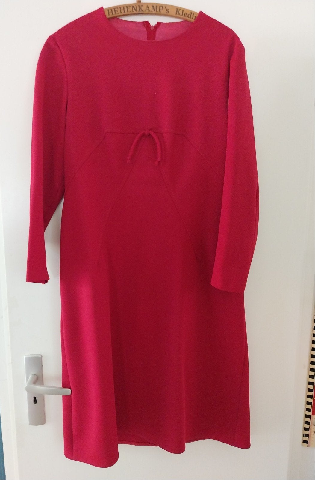 Vintage Damesjurk van Tante Brocante, Maat 38/40 (M), Blauw, Ophalen of Verzenden, Zo goed als nieuw