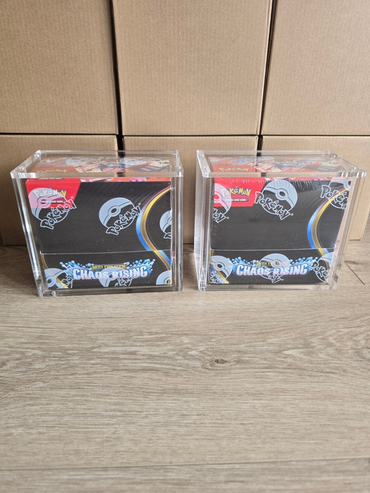 Nieuwe Acryl Cases voor Pokemon Booster Box, Ophalen of Verzenden, Nieuw, Boosterbox