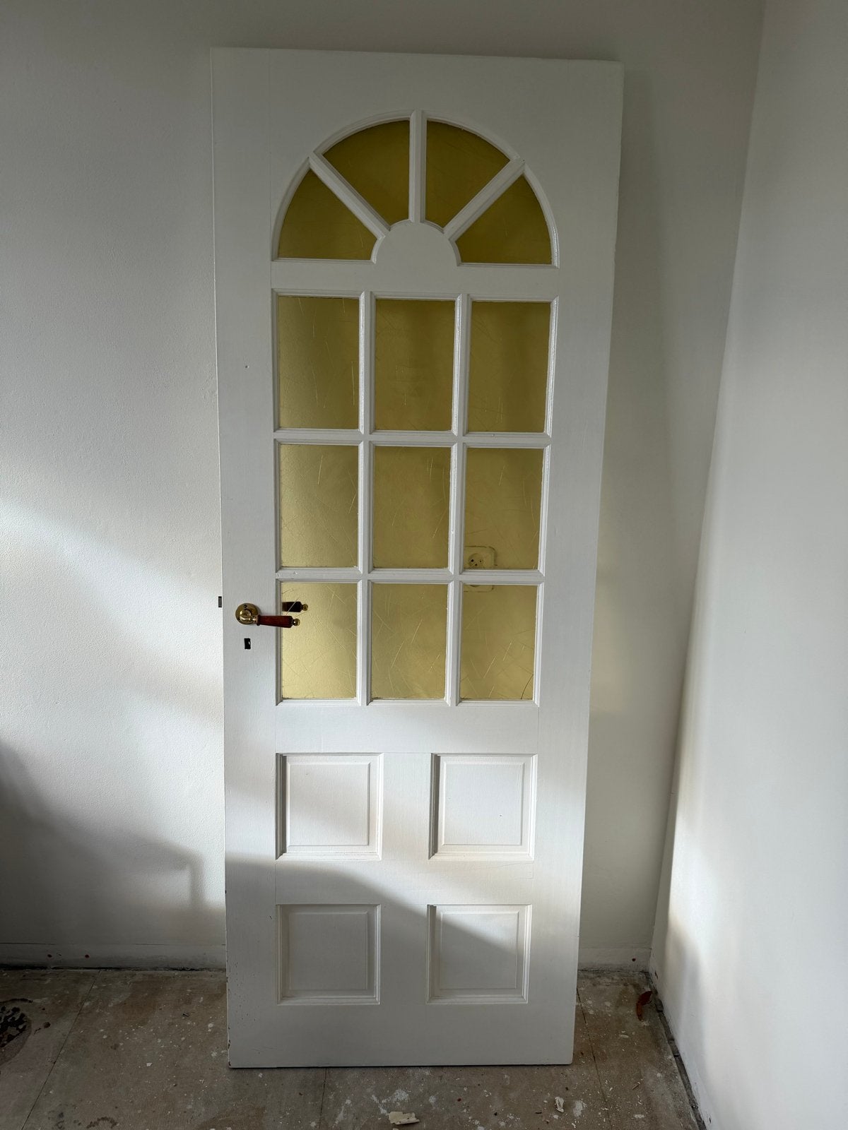 Stompe binnendeur 78x211,5 cm met glas, Doe-het-zelf en Verbouw, Ophalen, Gebruikt, Minder dan 80 cm, Binnendeur