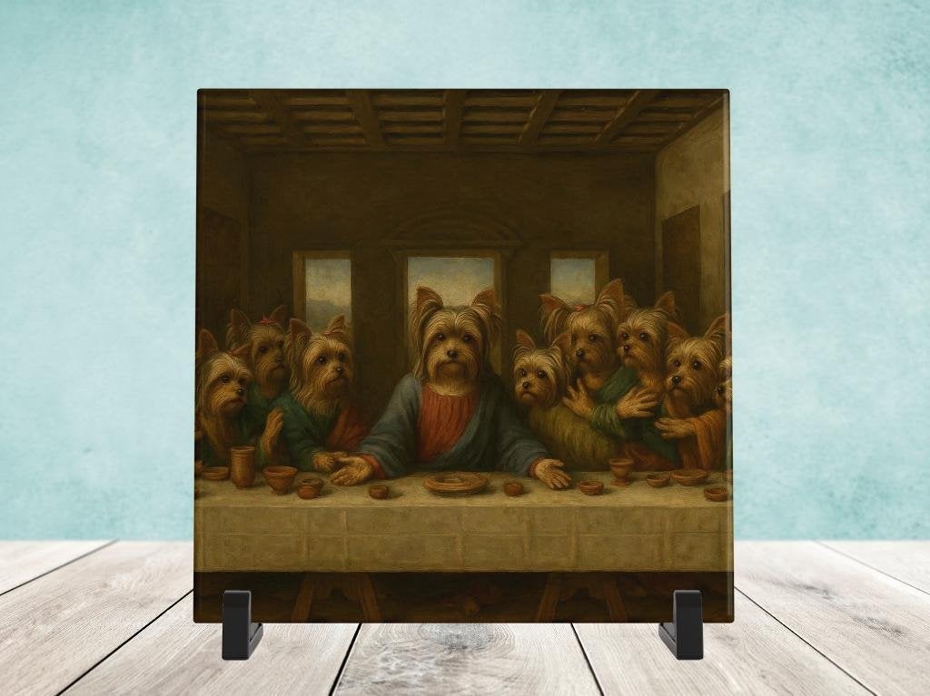 Het laatste avondmaal - Yorkshire Terrier, Verzenden, Nieuw