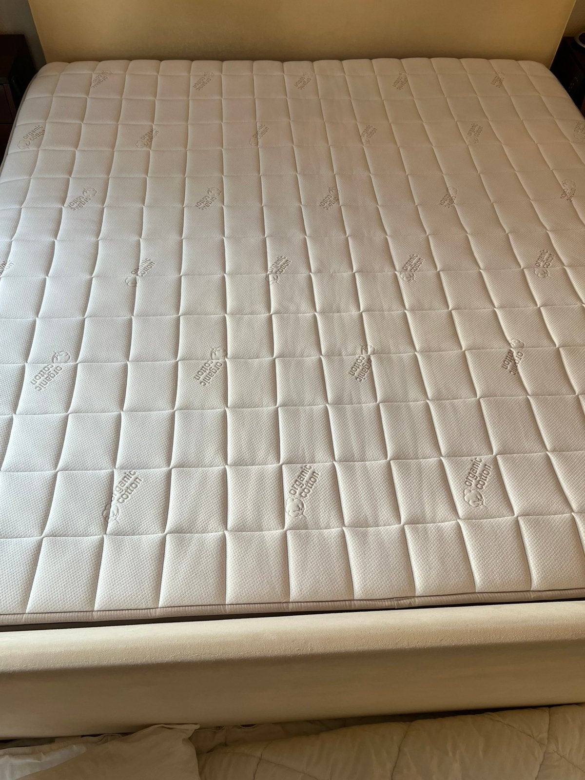 Nieuwe topper Organic Cotton koudschuim 200x210, Ophalen, 210 cm, Matras, Nieuw