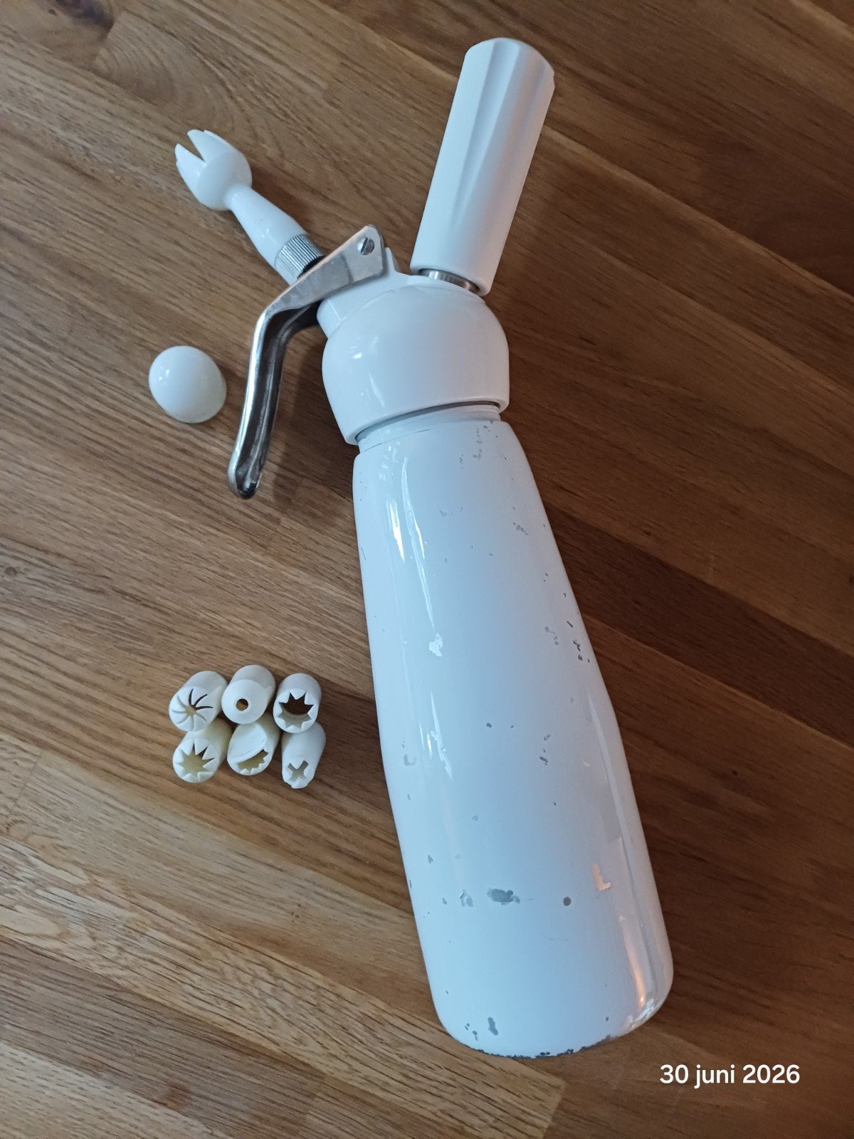 Slagroomspuit 0,5 liter wit - kidde professioneel, Overige typen, Ophalen of Verzenden, Gebruikt, Wit