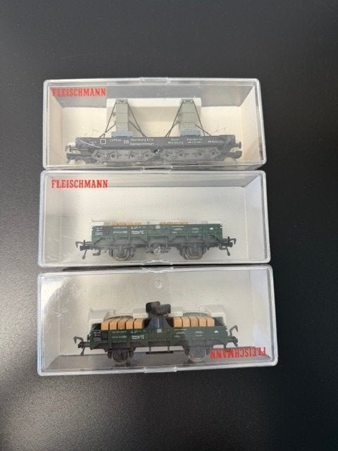 Fleischmann Treinen Set 3 stuks in OVP, Fleischmann, Ophalen of Verzenden, Zo goed als nieuw, Gelijkstroom