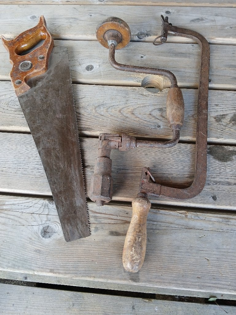 Divers oud handgereedschap. Zie foto,s, Ophalen of Verzenden, Gebruikt