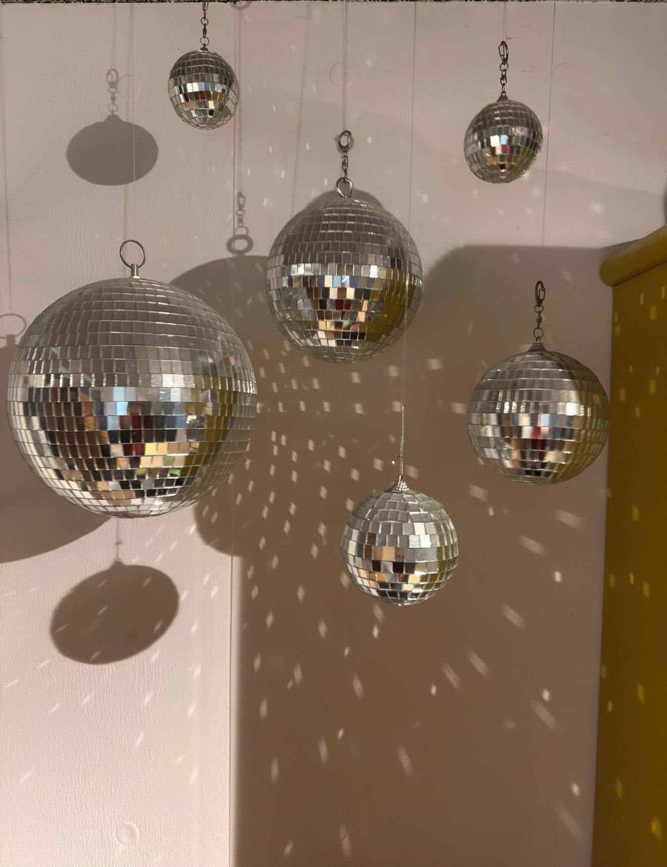 Discoballen in verschillende maten, Ophalen, Gebruikt, Glas