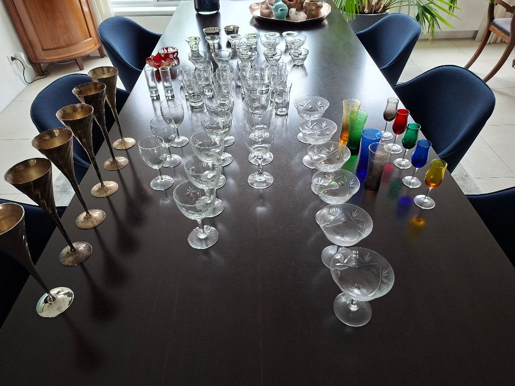 Curiosa, glazen, glaswerk, divers etc., Ophalen