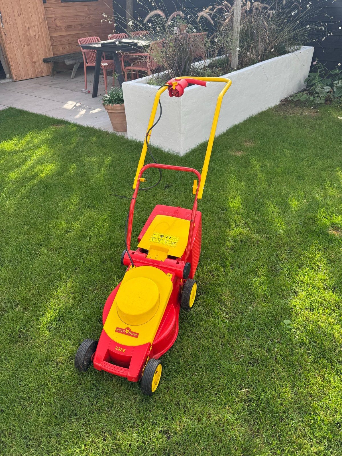 Wolf-Garten 2.32 E Elektrische Grasmaaier - Gebruikt, Ophalen, Cirkelmaaier, Gebruikt, Elektrische grasmaaier