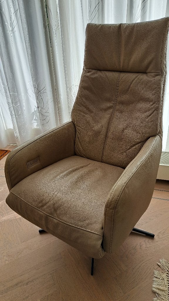 Relaxfauteuil merk: Montel., Ophalen, Gebruikt, Minder dan 75 cm, Leer