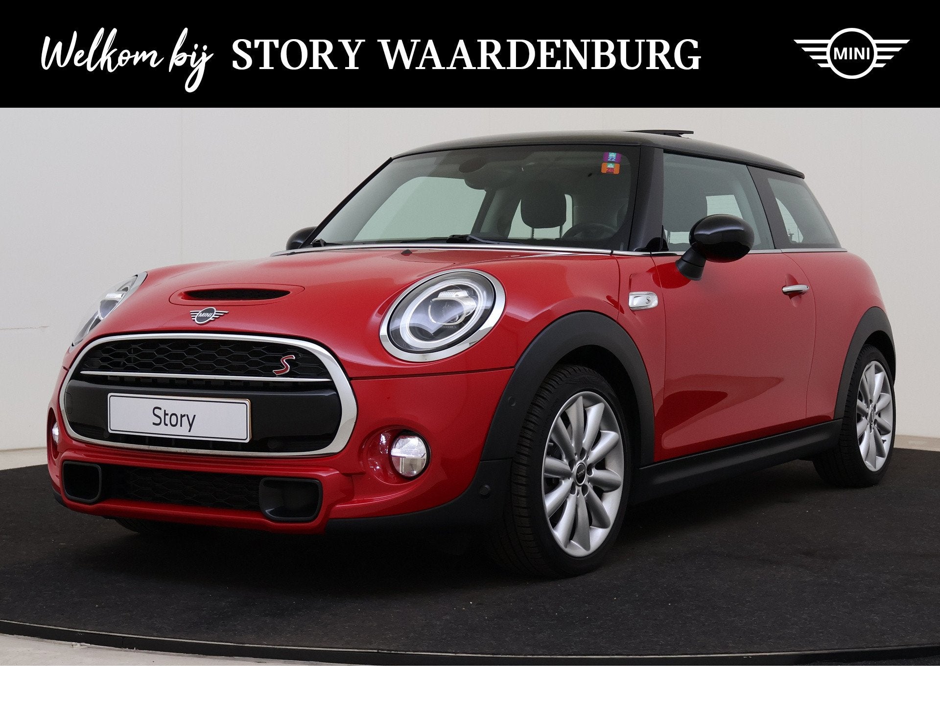 MINI Hatchback Cooper S Chili Automaat / Comfortstoelen / Mu, Auto's, 1195 kg, Gebruikt, 4 stoelen, Leder