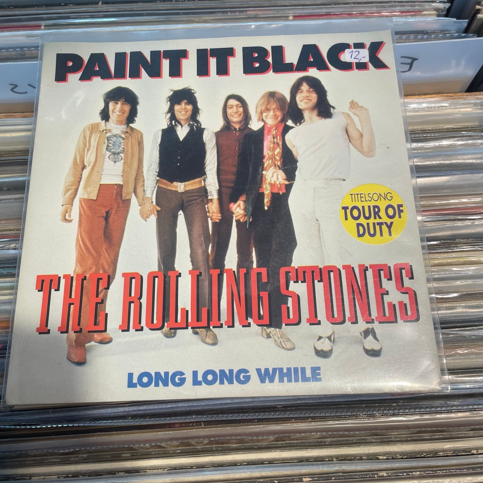The Rolling Stones - Paint It Black / Long Long While (Vinyl, Cd's en Dvd's, Vinyl Singles, Gebruikt, EP, Fotohoes, 7 inch, Ophalen of Verzenden