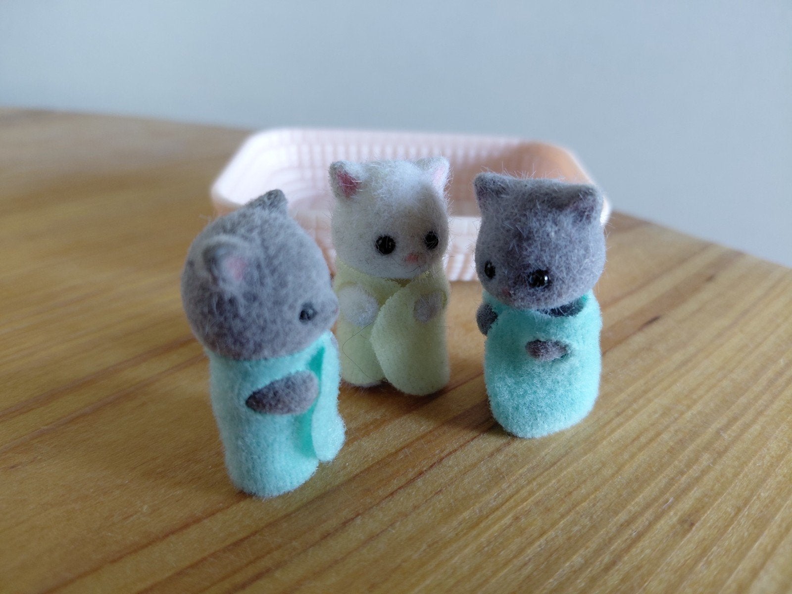 Sylvanian families drieling kat/kitttens compleet, Verzamelen, Ophalen of Verzenden, Gebruikt