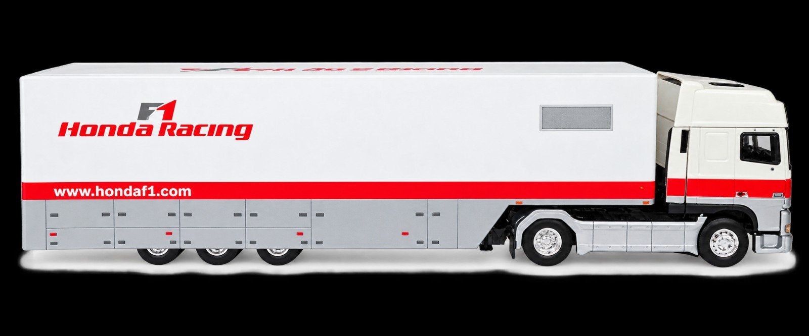 Honda Racing F1 Team Truck Model - Schaal 1:43, Ophalen of Verzenden, Zo goed als nieuw, Bus of Vrachtwagen