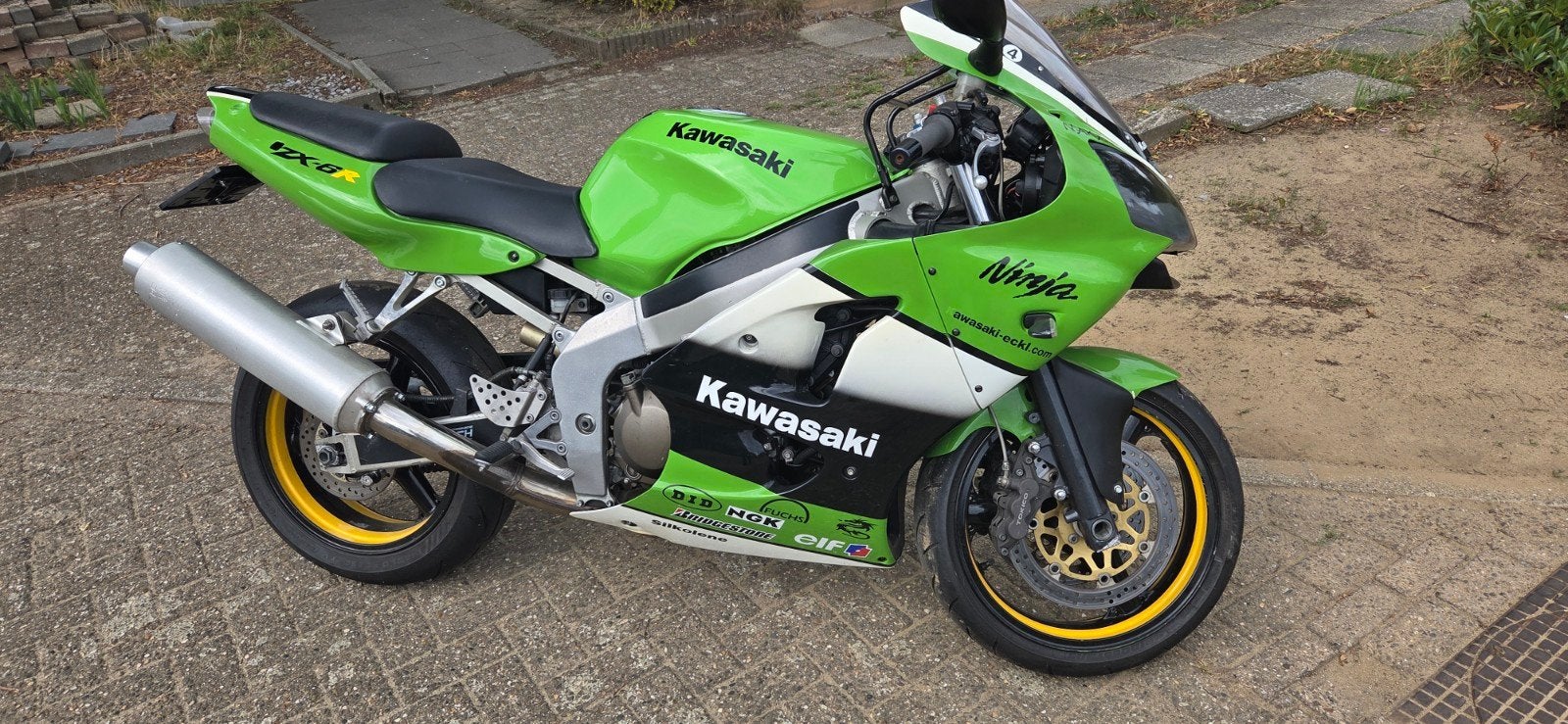 Kawasaki zx6r, Ophalen, Gebruikt