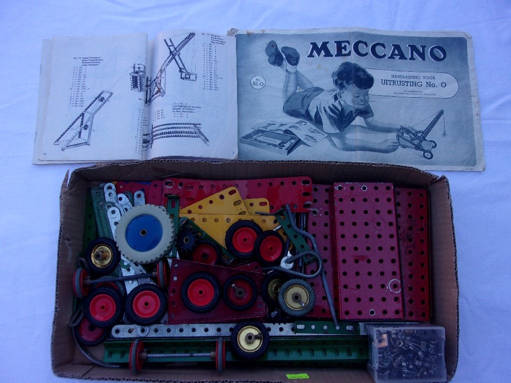 DOOS MECCANO, Antiek en Kunst, Antiek | Speelgoed, Ophalen of Verzenden