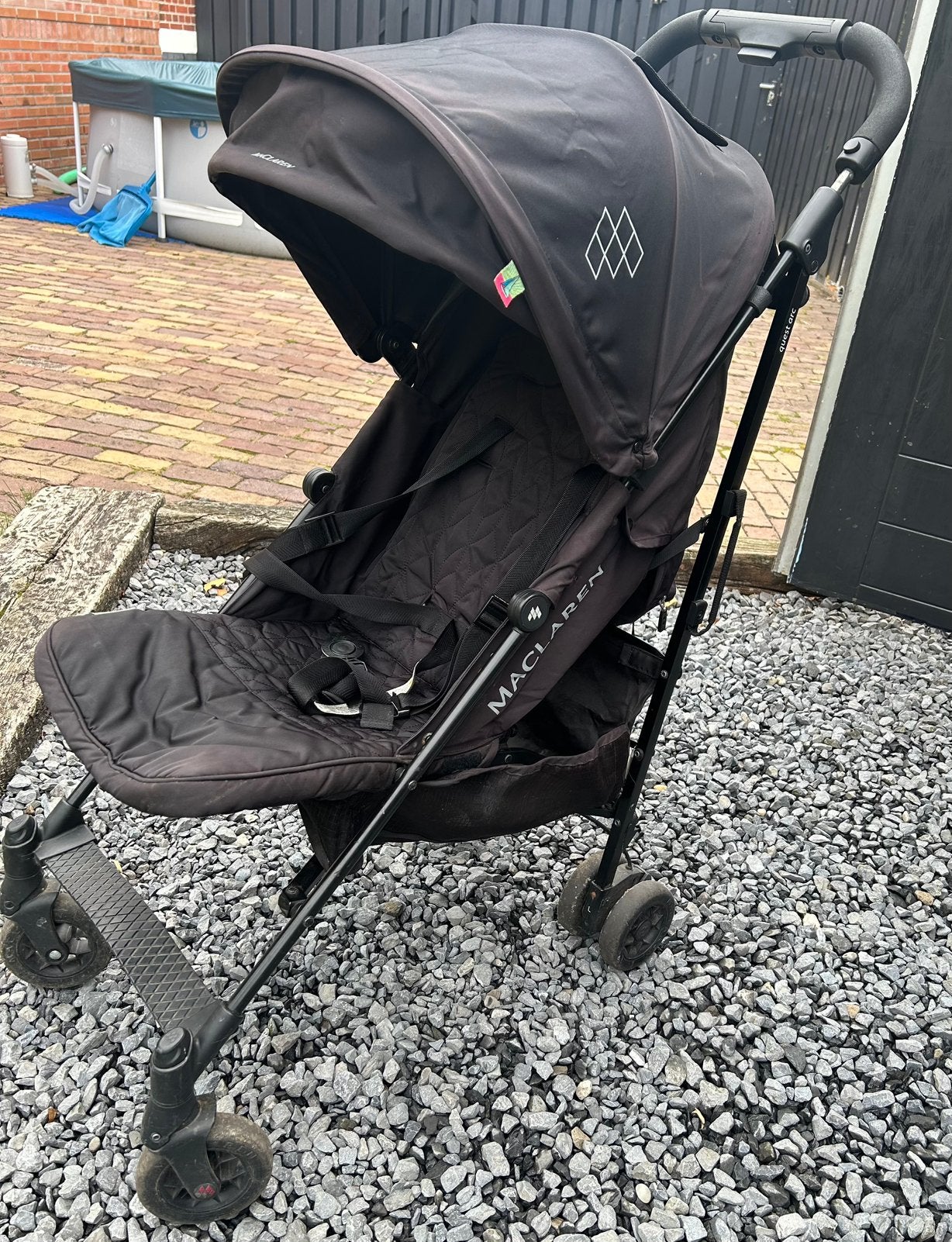 MacLaren buggy zwart, Kinderen en Baby's, Buggy's, Ophalen, Gebruikt, Maclaren, Verstelbare rugleuning