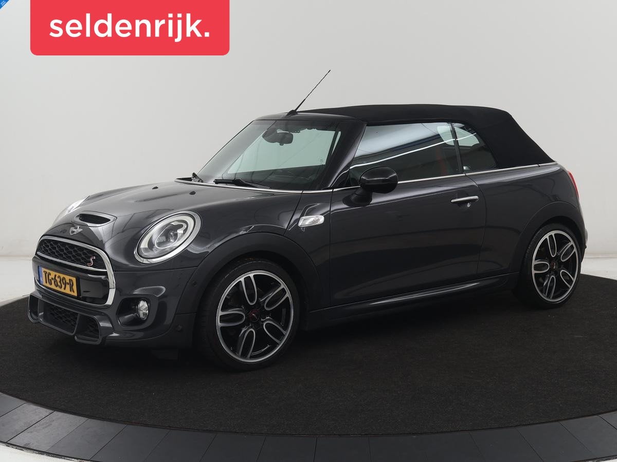 MINI Cabrio 2.0 Cooper S Chili Serious Business | Leder/alca, Auto's, Mini, 1998 cc, Stof, Gebruikt, 4 stoelen