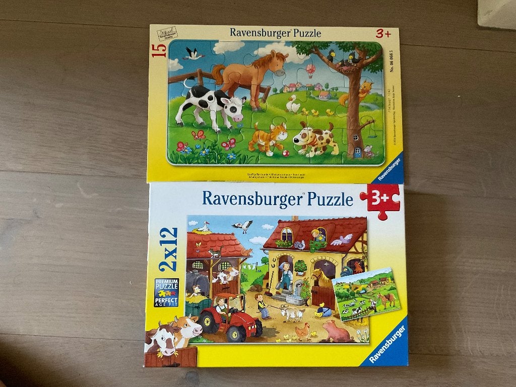 Ravensburger puzzels 12-15 stukjes, Ophalen, 10 tot 50 stukjes