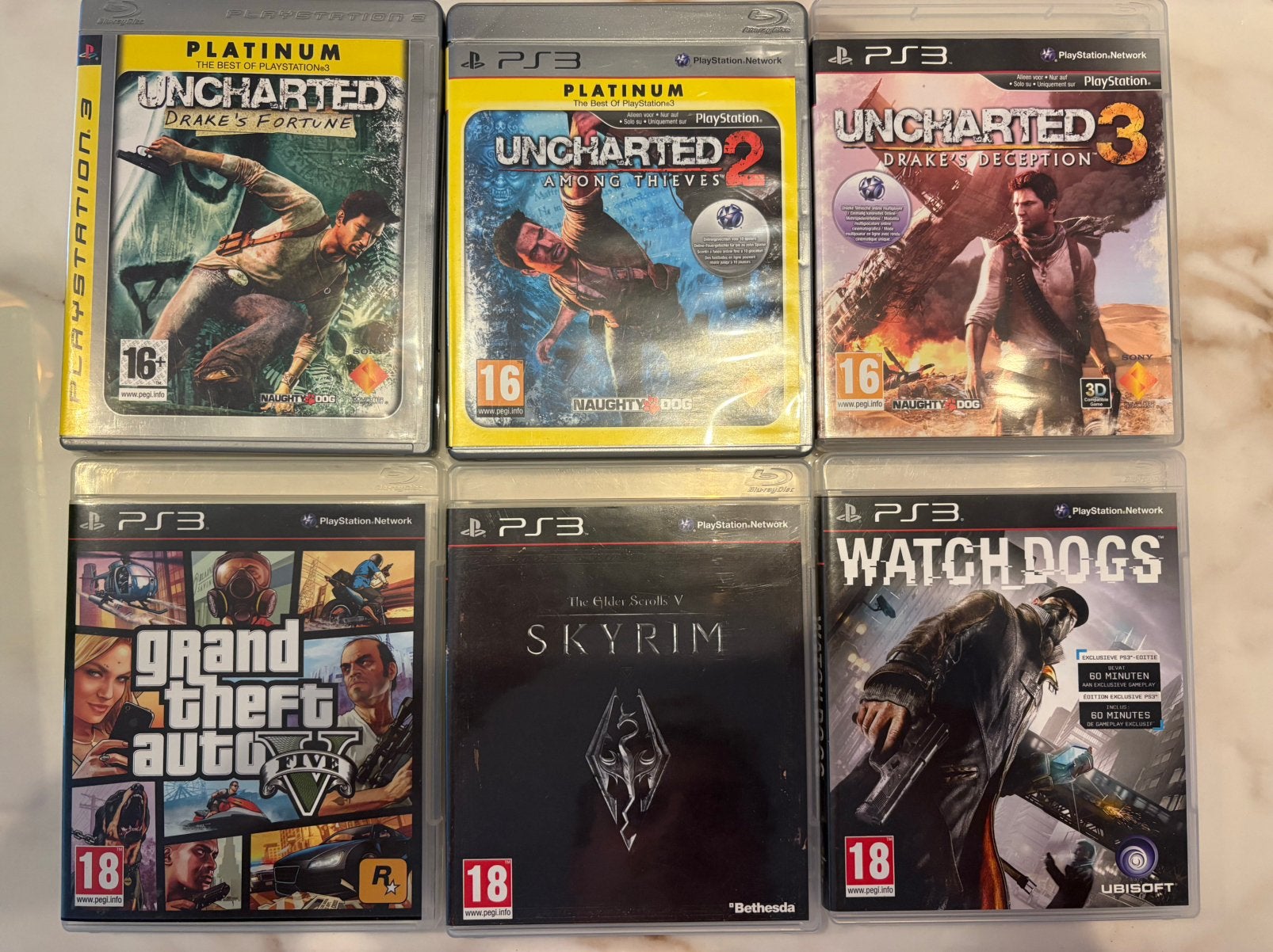 PS3 GAMES DIVERS, Ophalen of Verzenden, Zo goed als nieuw
