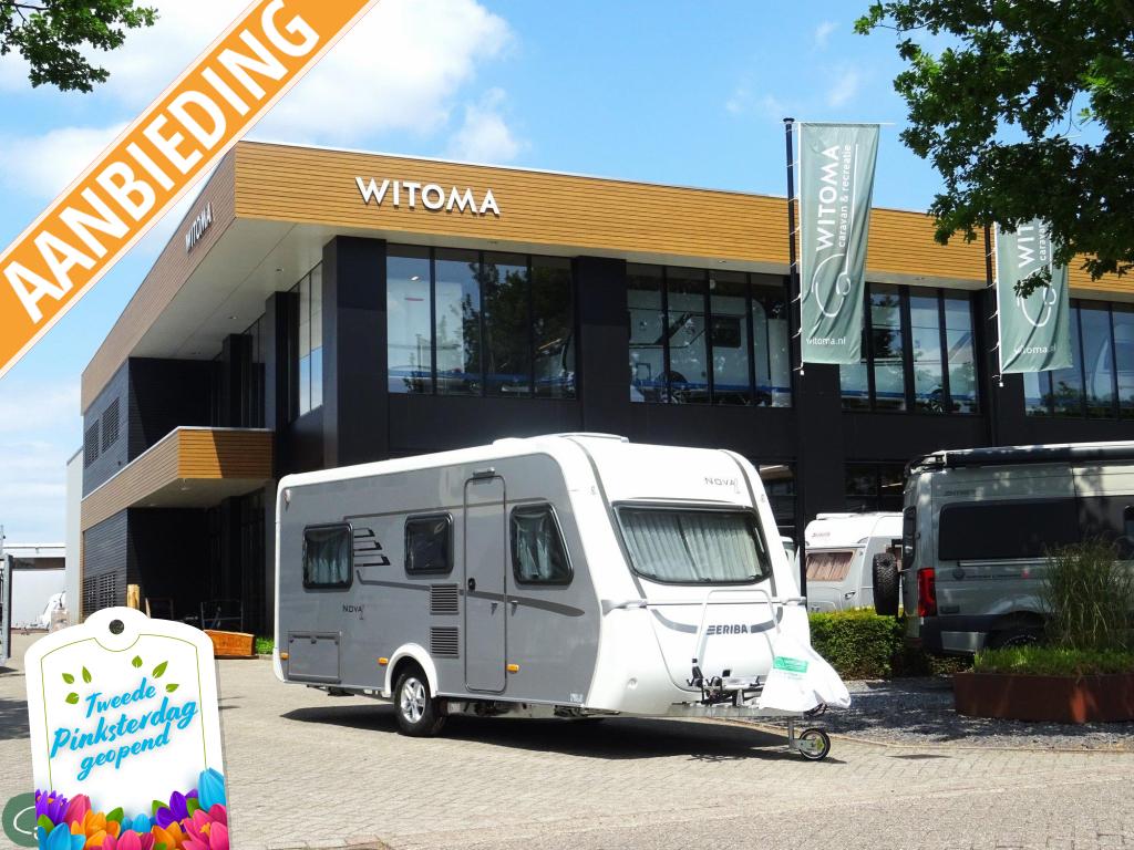 Eriba Nova Light 442 2de pinksterdag open huis, Caravans en Kamperen, Caravans, Standaardzit, Schokbreker, Bedrijf, Overige typen