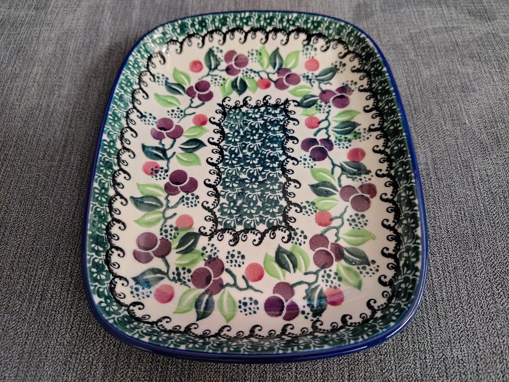 Bunzlau - Boleslawiec - Schaal rechthoek 18,5cm - Nieuw, Huis en Inrichting, Keuken | Servies, Keramiek, Nieuw, Ophalen of Verzenden