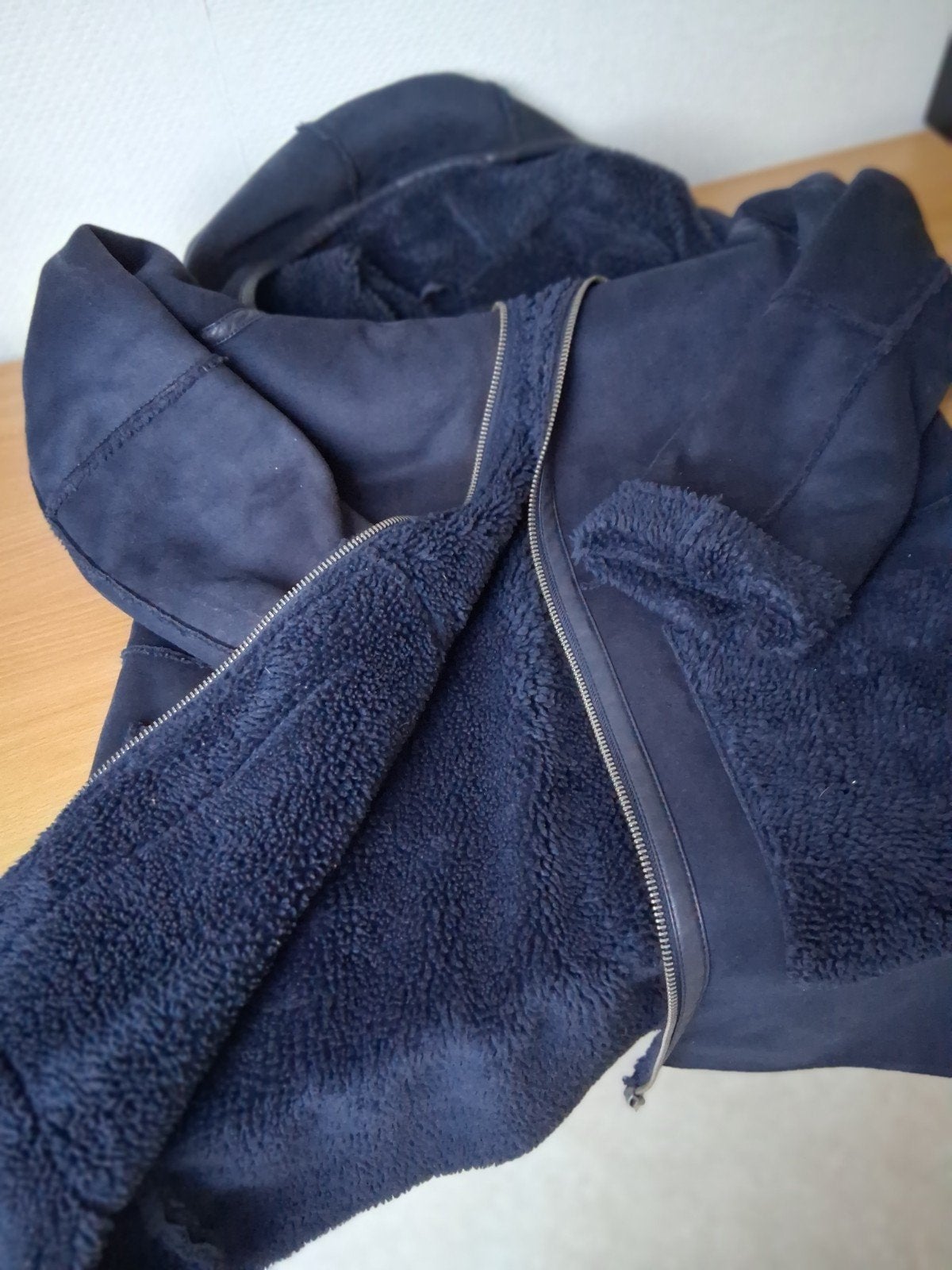 mooie winterjas, Ophalen of Verzenden, Maat 38/40 (M), Blauw