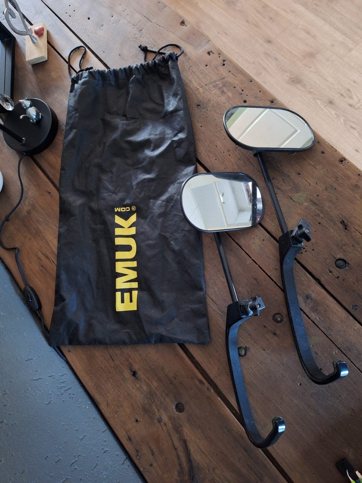 Emuk caravan spiegels, Ophalen, Zo goed als nieuw