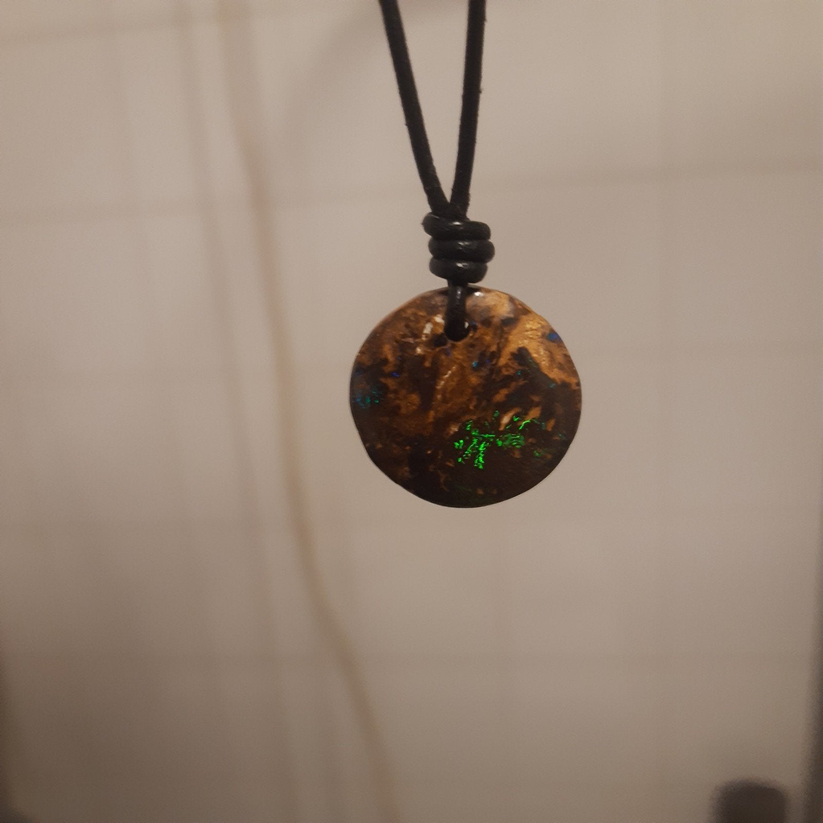Boulder Opaal Ketting - Uniek en Verstelbaar, Bruin, Verzenden, Nieuw, Steen of Mineraal