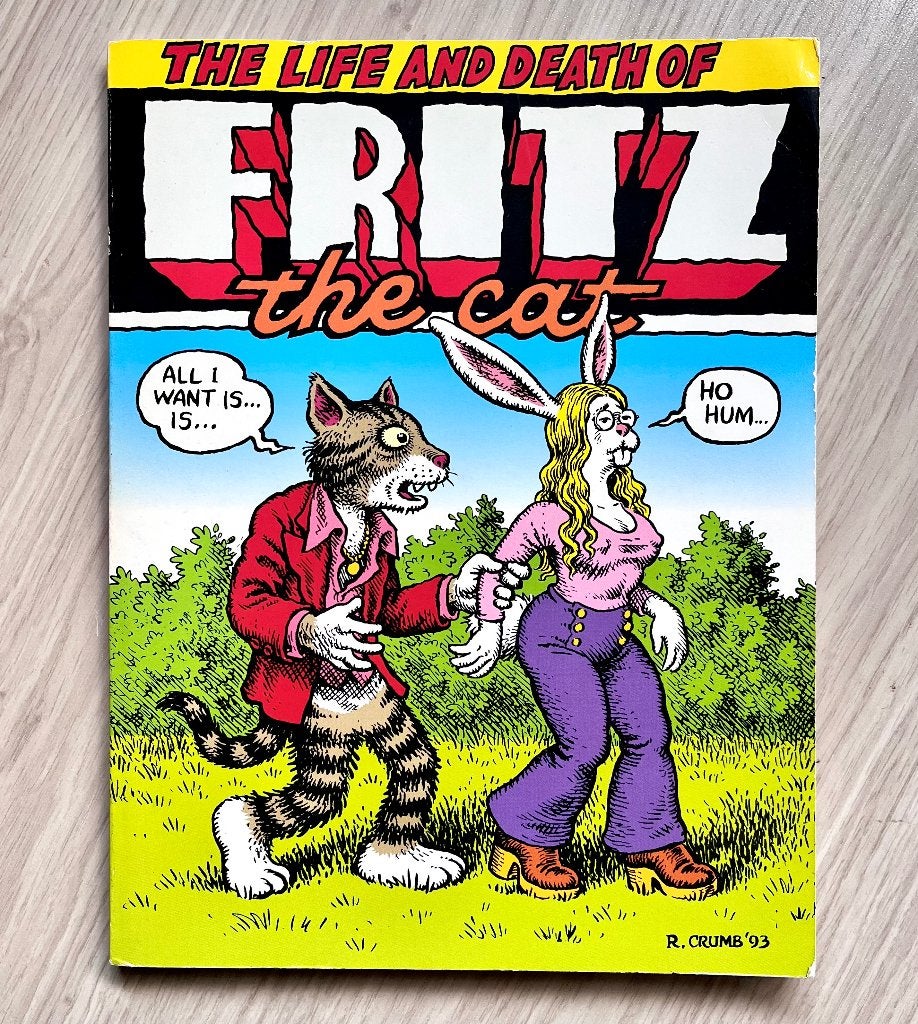 Robert Crumb - Life and death of Fritz The Cat, Eén stripboek, Ophalen of Verzenden, Gelezen, Robert Crumb