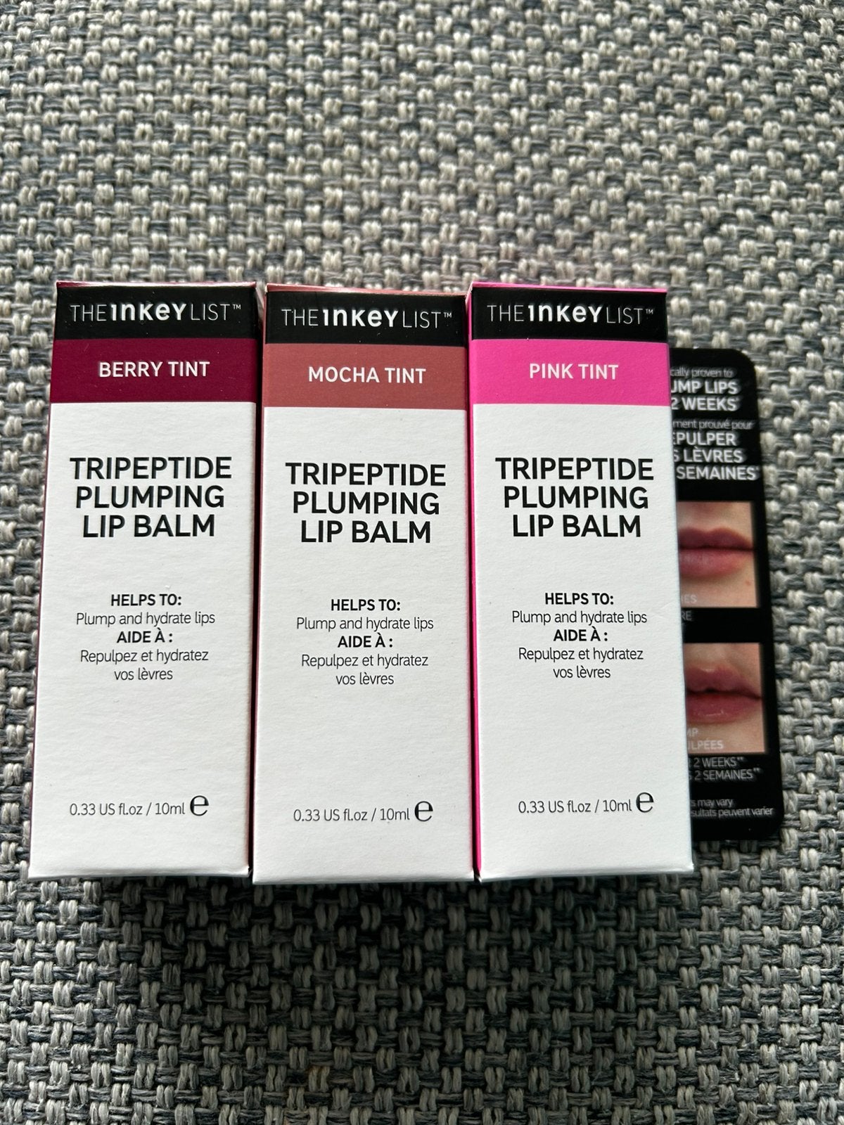 The Inkey List Tripeptide Lip Balm- 3 kleuren- Nieuw!, Ophalen of Verzenden, Nieuw, Lippen, Verzorging