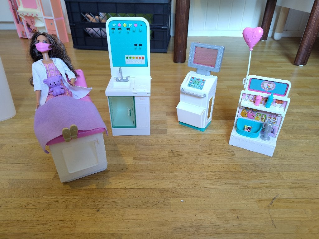 Barbie dokterset, Ophalen of Verzenden, Gebruikt, Barbie