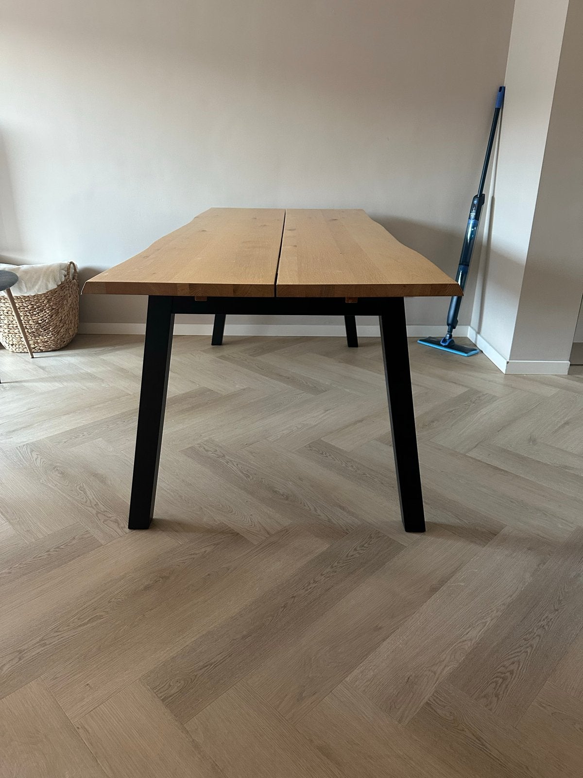 Eettafel, Huis en Inrichting, Tafels | Eettafels, Gebruikt, 50 tot 100 cm, 150 tot 200 cm, Vijf personen of meer, Rechthoekig