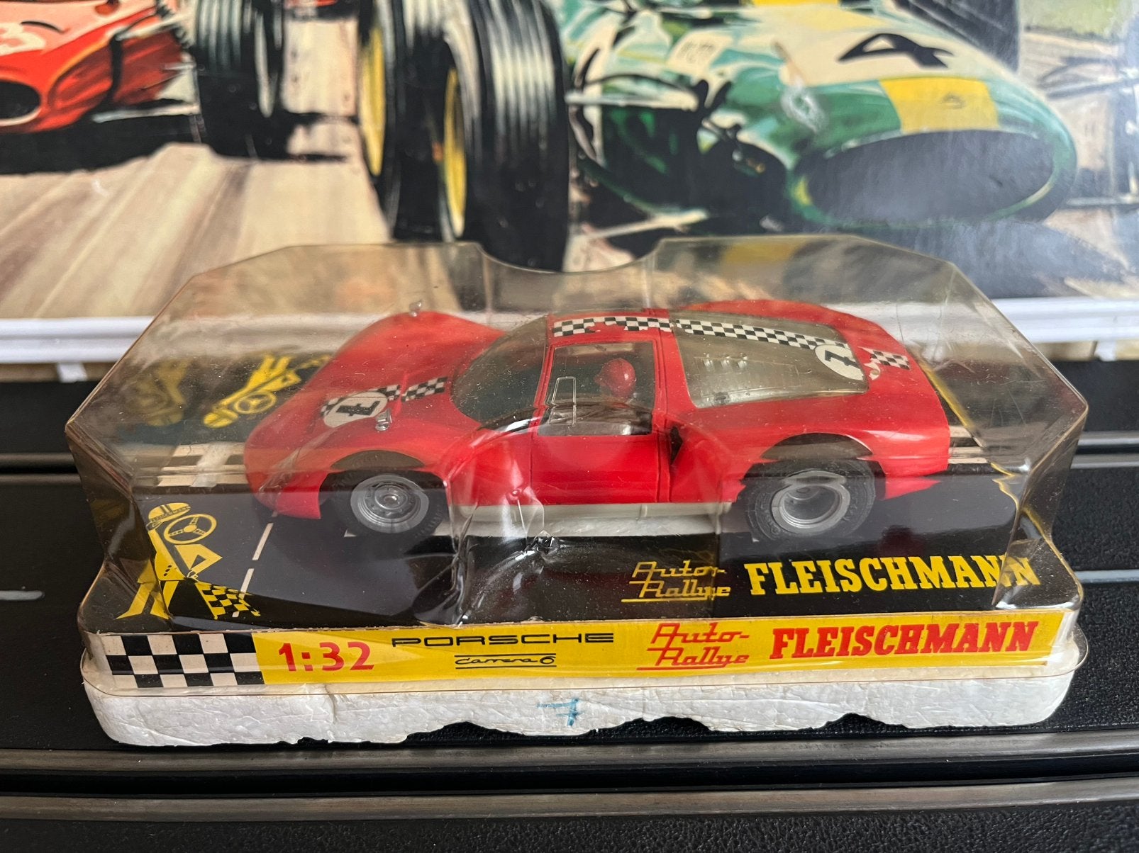 Fleischmann Porsche Carrera 6 in OVP, Ophalen of Verzenden, Zo goed als nieuw, Elektrisch, Fleischmann