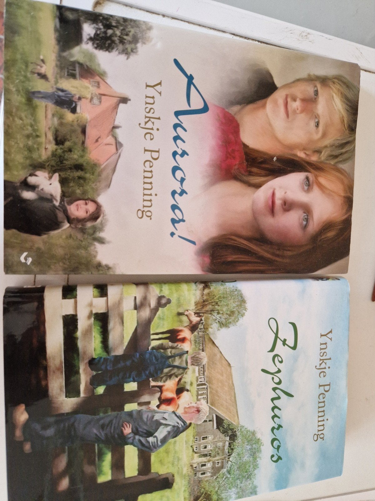 Aurora! & Zephuros - Ynskje Penning (2 boeken), Boeken, Romans, Ophalen of Verzenden, Gelezen, Ynskje Penning, Nederland